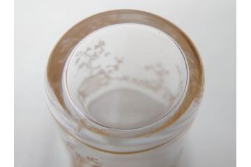 極希少　フランス　1900年代　オールドサンルイ　タルマ　TALMA　金彩　繊細なデザインが上品な雰囲気を醸し出すリキュールセット(ヨーロッパ最古のクリスタルガラスメーカー、Saint Louis、デカンタ、デキャンタ、カラフェ、グラス5客、アンティーク、トレー、トレイ、木箱付き)(検索ワード:オールドバカラ)(R-075224)