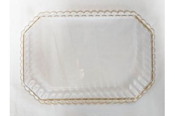 極希少　フランス　1900年代　オールドサンルイ　タルマ　TALMA　金彩　繊細なデザインが上品な雰囲気を醸し出すリキュールセット(ヨーロッパ最古のクリスタルガラスメーカー、Saint Louis、デカンタ、デキャンタ、カラフェ、グラス5客、アンティーク、トレー、トレイ、木箱付き)(検索ワード:オールドバカラ)(R-075224)
