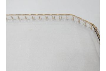 極希少　フランス　1900年代　オールドサンルイ　タルマ　TALMA　金彩　繊細なデザインが上品な雰囲気を醸し出すリキュールセット(ヨーロッパ最古のクリスタルガラスメーカー、Saint Louis、デカンタ、デキャンタ、カラフェ、グラス5客、アンティーク、トレー、トレイ、木箱付き)(検索ワード:オールドバカラ)(R-075224)