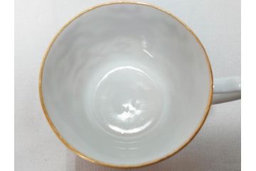 希少　永楽善五郎　色鮮やかな古赤絵が優美な存在感を放つコーヒーカップ&ソーサー6客セット(コーヒー呑、珈琲、和食器、共箱付き)(R-075225)