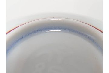 希少　永楽善五郎　色鮮やかな古赤絵が優美な存在感を放つコーヒーカップ&ソーサー6客セット(コーヒー呑、珈琲、和食器、共箱付き)(R-075225)