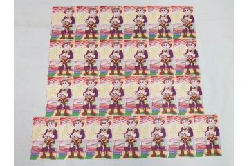 昭和レトロ　新年はがき　女の子　男の子　200枚×2箱セット(絵葉書、年賀状、ハガキ、箱付き、計400枚、8種類、振袖、スキー、凧)(R-075226)