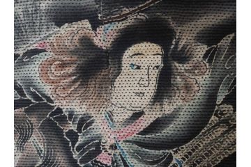 江戸〜明治　火消し　刺し子　半纏(消防、古布、刺子)(R-075227)