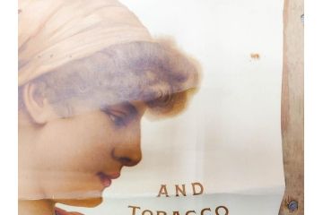 戦前　当時物　THREE CASTLES　たばこ　タバコ　煙草　ポスター(広告、TOBACCO、CIGARETTES)(R-075228)
