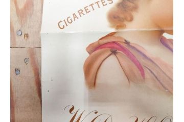 戦前　当時物　THREE CASTLES　たばこ　タバコ　煙草　ポスター(広告、TOBACCO、CIGARETTES)(R-075228)