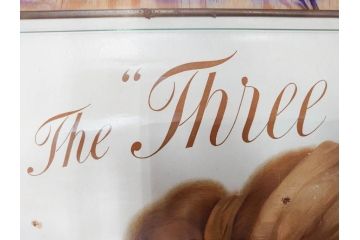 戦前　当時物　THREE CASTLES　たばこ　タバコ　煙草　ポスター(広告、TOBACCO、CIGARETTES)(R-075228)