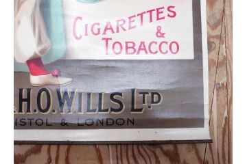 戦前　当時物　THREE CASTLES　たばこ　タバコ　煙草　ポスター(広告、TOBACCO、CIGARETTES)(R-075230)