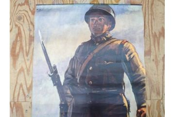 激レア!　戦前　当時物　特大　ポスター　今村嘉吉　九月十八日　満州事変勃発満一年　軍　ミリタリー(陸軍記念日)(R-075231)