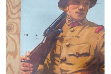 激レア!　戦前　当時物　特大　ポスター　九月十八日　満州事変勃発満二年　軍　ミリタリー(陸軍記念日)(R-075233)