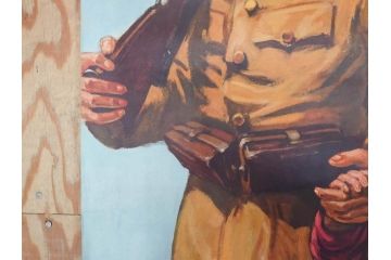激レア!　戦前　当時物　特大　ポスター　九月十八日　満州事変勃発満二年　軍　ミリタリー(陸軍記念日)(R-075233)