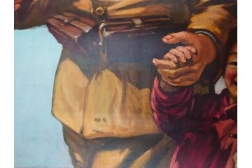 激レア!　戦前　当時物　特大　ポスター　九月十八日　満州事変勃発満二年　軍　ミリタリー(陸軍記念日)(R-075233)