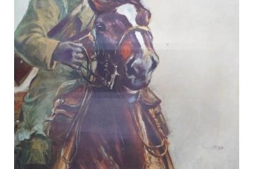 戦前　当時物　特大　ポスター　今村嘉吉　日露戦後二十七年　陸軍記念日　三月十日(3月10日、満蒙は明け行く)(R-075234)