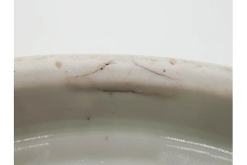 江戸期　上手物　古伊万里　染付　窓絵　丁寧に描かれた様々な絵柄が素敵な鉢(深鉢)(R-075235)