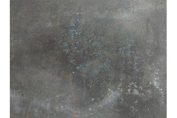 平安金龍堂作　楕円　どっしりとした佇まいが風格漂う銅水盤(盆栽、盆景、水石、花器、木箱付き)(R-075237)