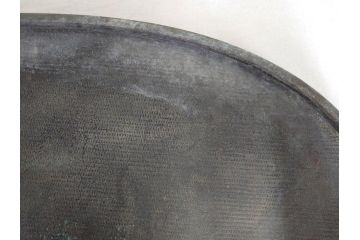平安金龍堂作　楕円　どっしりとした佇まいが風格漂う銅水盤(盆栽、盆景、水石、花器、木箱付き)(R-075237)