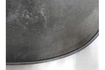 平安金龍堂作　楕円　どっしりとした佇まいが風格漂う銅水盤(盆栽、盆景、水石、花器、木箱付き)(R-075237)