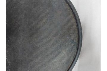 平安金龍堂作　楕円　どっしりとした佇まいが風格漂う銅水盤(盆栽、盆景、水石、花器、木箱付き)(R-075237)