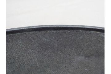 平安金龍堂作　楕円　どっしりとした佇まいが風格漂う銅水盤(盆栽、盆景、水石、花器、木箱付き)(R-075237)
