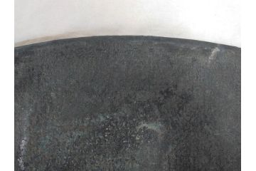 平安金龍堂作　楕円　どっしりとした佇まいが風格漂う銅水盤(盆栽、盆景、水石、花器、木箱付き)(R-075237)