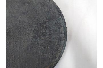 平安金龍堂作　楕円　どっしりとした佇まいが風格漂う銅水盤(盆栽、盆景、水石、花器、木箱付き)(R-075237)