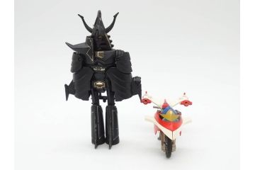 当時物　昭和レトロ　東北新社　ポピー　超合金　勇者ライディーン　スパーカー　2点セット(ブラック、合金玩具、ダイキャスト、ダイカスト、おもちゃ、フィギュア)(R-075238)