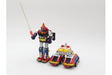 当時物　ポピー　超合金　テレビ朝日　東映　天空剣　超電磁マシーン　ボルテスV(ファイブ) GA-80 ボルトランダー PB-08　2点セット(合金玩具、おもちゃ、VOLT LANDER、フィギュア)(R-075239)
