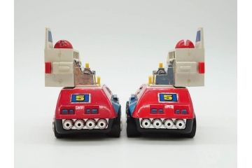 当時物　ポピー　超合金　テレビ朝日　東映　天空剣　超電磁マシーン　ボルテスV(ファイブ) GA-80 ボルトランダー PB-08　2点セット(合金玩具、おもちゃ、VOLT LANDER、フィギュア)(R-075239)