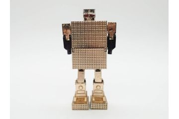 当時物　昭和レトロ　超合金　ポピー　クリスタルカット　黄金戦士 ゴールドライタン(GB-37)　スコープライタンG(GB-38)　2点セット(合金玩具、おもちゃ、フィギュア、タツノコプロ、1981、1号、2号)(R-075243)