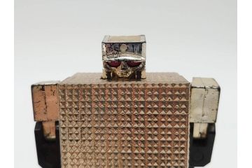 当時物　昭和レトロ　超合金　ポピー　クリスタルカット　黄金戦士 ゴールドライタン(GB-37)　スコープライタンG(GB-38)　2点セット(合金玩具、おもちゃ、フィギュア、タツノコプロ、1981、1号、2号)(R-075243)