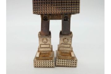 当時物　昭和レトロ　超合金　ポピー　クリスタルカット　黄金戦士 ゴールドライタン(GB-37)　スコープライタンG(GB-38)　2点セット(合金玩具、おもちゃ、フィギュア、タツノコプロ、1981、1号、2号)(R-075243)