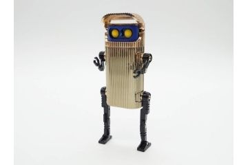 当時物　昭和レトロ　超合金　ポピー　クリスタルカット　黄金戦士 ゴールドライタン(GB-37)　スコープライタンG(GB-38)　2点セット(合金玩具、おもちゃ、フィギュア、タツノコプロ、1981、1号、2号)(R-075243)