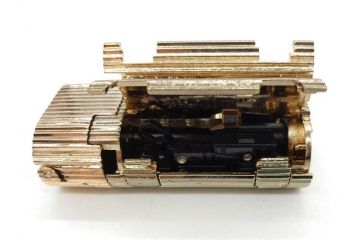 当時物　昭和レトロ　超合金　ポピー　クリスタルカット　黄金戦士 ゴールドライタン(GB-37)　スコープライタンG(GB-38)　2点セット(合金玩具、おもちゃ、フィギュア、タツノコプロ、1981、1号、2号)(R-075243)