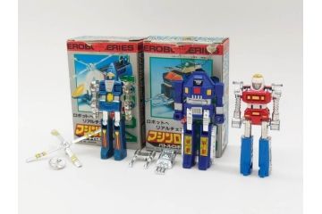 当時物　ポピー　マシンロボ　バイクロボ　バトルロボ　ジャイロロボ　MR-01・02・04　EROBO SERIES　3点セット(変形ロボット、トランスフォーマー、おもちゃ、オモチャ、玩具、フィギュア)(R-075244)