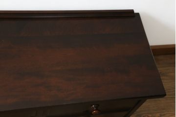 中古　美品　北海道民芸家具　落ち着いた雰囲気が魅力のローチェスト(ローボード、テレビボード、テレビ台、引き出し、ベンチチェスト)(R-075260)