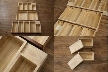 中古　岩谷堂箪笥　美しい木目と立派な金具が目を惹く階段箪笥(和箪笥、収納箪笥、引き出し)(R-075271)