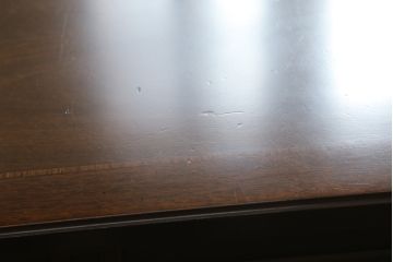 中古　カリモク家具(karimoku)　domani(ドマーニ)　PROCEED(プロシード)シリーズ　シックな色味とスタイリッシュなデザインが魅力的なダイニングテーブル(食卓、4人掛け、6人掛け)(R-075294)