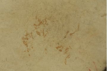 和製アンティーク　山本慶助商店　使い込まれた質感が味わい深い欅(ケヤキ)材の太鼓(和楽器、刳り貫き、くりぬき、和太鼓)(R-075336)