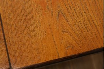 中古　大振り　ニレ材　明るい木の色味と木目が美しい囲炉裏テーブル(木製火鉢、長火鉢、ローテーブル、座卓)(R-075339)