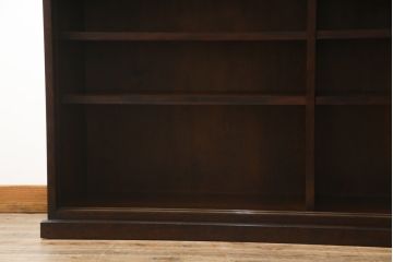 中古　民芸家具　和光　北樹　水屋150K　カバ材　落ち着いた木の色味がシックな雰囲気を醸し出す水屋箪笥(食器棚、戸棚、収納棚、キャビネット)(R-075340)