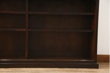 中古　民芸家具　和光　北樹　水屋150K　カバ材　落ち着いた木の色味がシックな雰囲気を醸し出す水屋箪笥(食器棚、戸棚、収納棚、キャビネット)(R-075340)