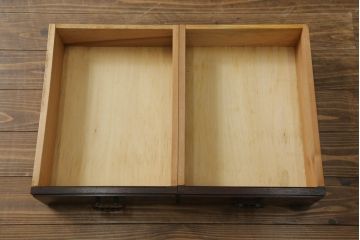 中古　美品!!　高級品!!　九州民芸家具　欅(ケヤキ)材　上質な和の空間を演出する水屋箪笥サイドボード(食器棚、茶タンス、サイドキャビネット、収納棚、戸棚、店舗什器)(R-075348)