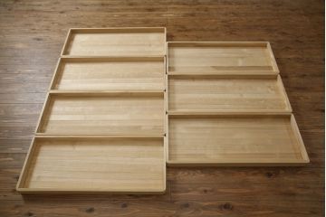 中古　美品!!　一峰刀　柔らかな色合いが魅力的な加茂総桐箪笥(胴丸、総桐たんす、衣装箪笥、着物箪笥、和タンス、引き出し、)(定価約100万円)(R-075356)