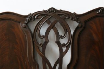 中古　美品　DREXEL HERITAGE(ドレクセルヘリテイジ)　クラシカルな佇まいが魅力的なヘッドボード(ベッドフレーム、ダブル、ワイドダブル)(R-075360)