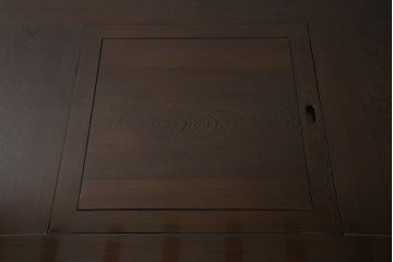 中古　鉄刀木(タガヤサン)　2wayでフレキシブルに使える!!和の空間づくりにおすすめの囲炉裏テーブル(木製火鉢、ダイニングテーブル、4人掛け、食卓、センターテーブル、ローテーブル)(R-075389)