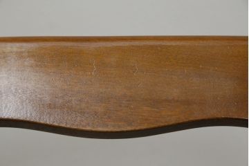 中古　美品　横浜ダニエル(daniel)　アメリカンシリーズ　シンプルなデザインが取り入れやすいダイニングチェア4脚セット(アームレスチェア、板座チェア、椅子、イス)(定価4脚で約40万円)(R-075393)