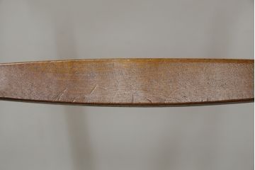 中古　美品　横浜ダニエル(daniel)　アメリカンシリーズ　シンプルなデザインが取り入れやすいダイニングチェア4脚セット(アームレスチェア、板座チェア、椅子、イス)(定価4脚で約40万円)(R-075393)