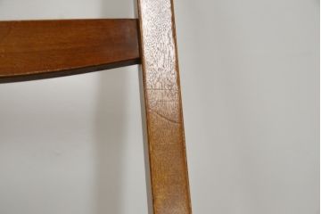 中古　美品　横浜ダニエル(daniel)　アメリカンシリーズ　シンプルなデザインが取り入れやすいダイニングチェア4脚セット(アームレスチェア、板座チェア、椅子、イス)(定価4脚で約40万円)(R-075393)