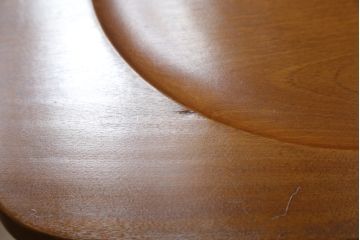 中古　美品　横浜ダニエル(daniel)　アメリカンシリーズ　シンプルなデザインが取り入れやすいダイニングチェア4脚セット(アームレスチェア、板座チェア、椅子、イス)(定価4脚で約40万円)(R-075393)