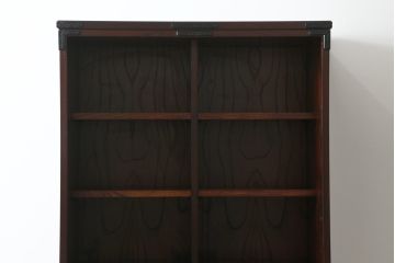 中古　美品　岩谷堂箪笥　和モダンスタイルのお部屋におすすめなブックケース(書棚、本箱、飾り棚、収納棚、戸棚、キャビネット)(R-075396)
