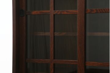 中古　美品　岩谷堂箪笥　和モダンスタイルのお部屋におすすめなブックケース(書棚、本箱、飾り棚、収納棚、戸棚、キャビネット)(R-075396)